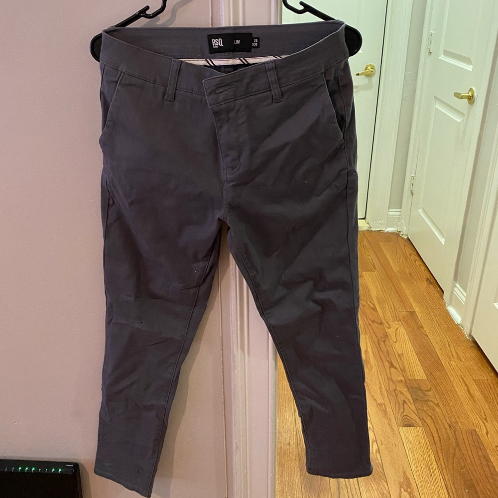 Tilly’s RSQ Men’s Grey Slim Chinos 29x30